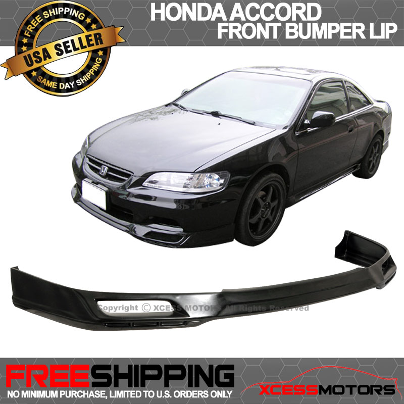 Fits 9802 Honda Accord Coupe 2Dr PU Front Bumper Lip Spoiler eBay