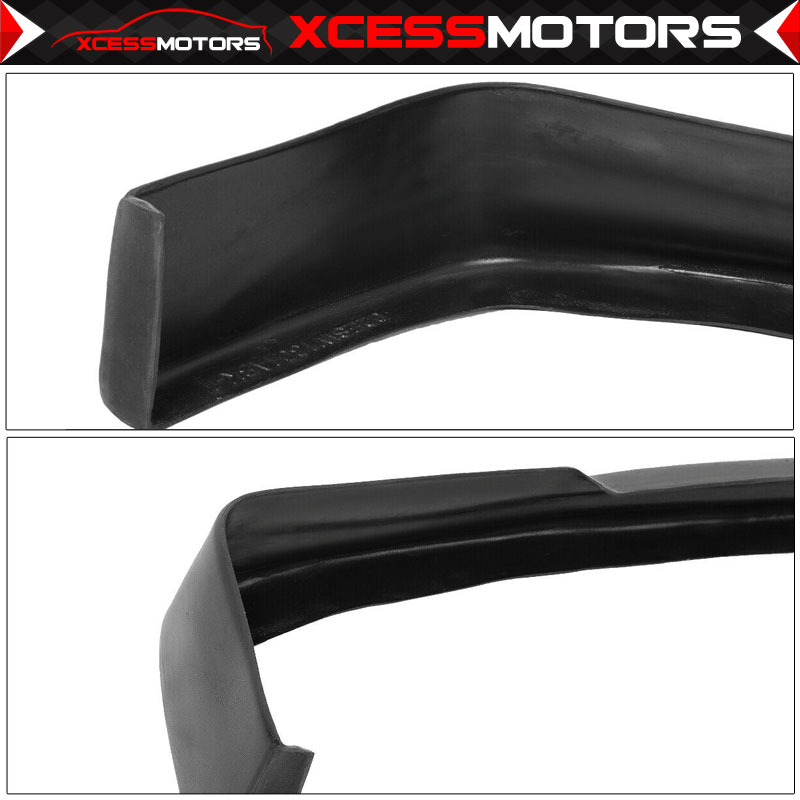 PU Front Zenki & Rear Ikon Bumper Lip Kit For 1988-1989 Honda Civic 3Dr Hatchback (EF9/EF2) – Unpainted Black