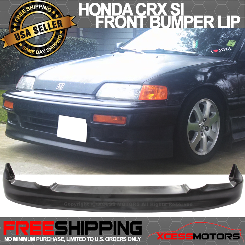 Fits 9091 Honda CRX Si Only CSStyle Front Bumper Lip Spoiler PU eBay