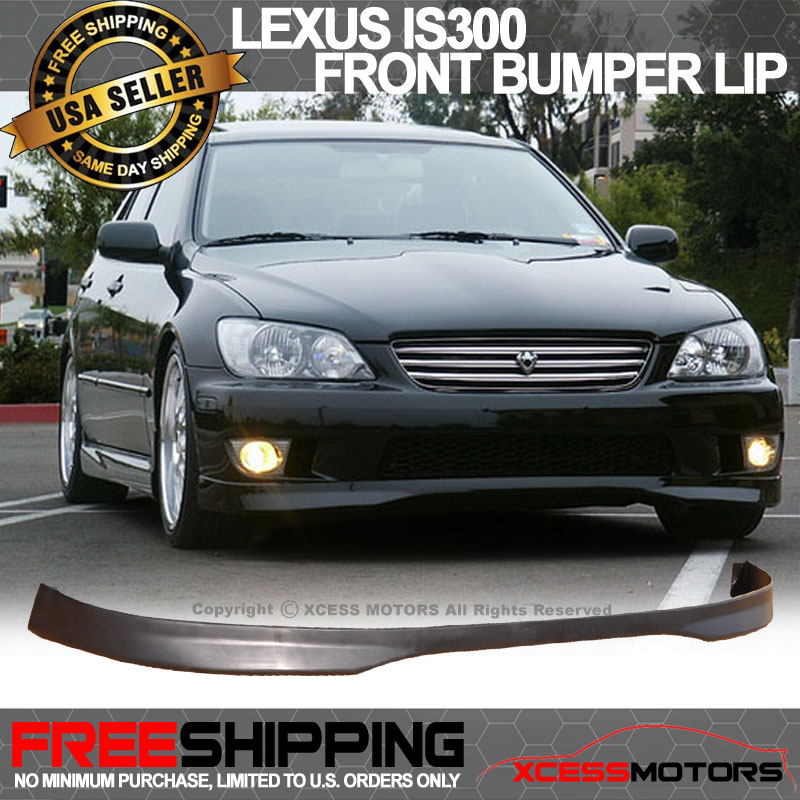 Fits 0105 0105 Lexus IS300 JDM PP Polypropylene Front Bumper Lip
