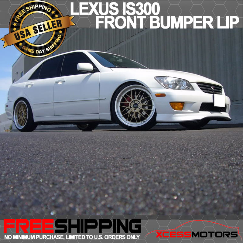 Fits 0105 0105 Lexus IS300 JDM PP Polypropylene Front Bumper Lip
