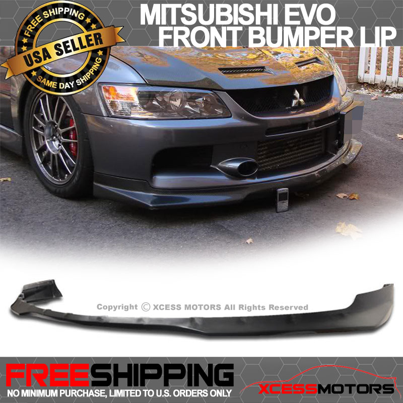 Fits 06-07 Mitsubishi EVO 9 EVO ONLY Urethane RALLIART Style Front Lip
