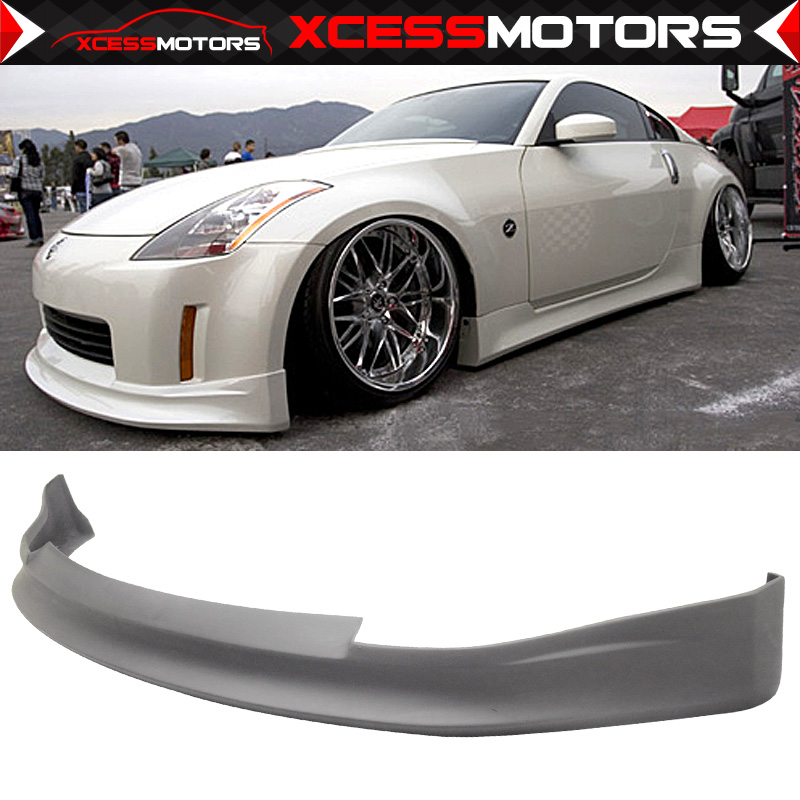 Fits 03-05 Nissan Fairlady Z33 350Z V Style Front Bumper Lip
