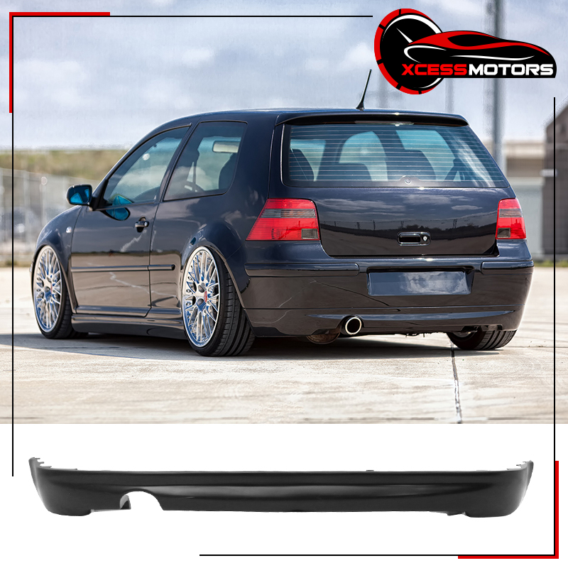 For 99-05 VW Golf MK4 25AE Style Unpainted Rear Bumper Lip