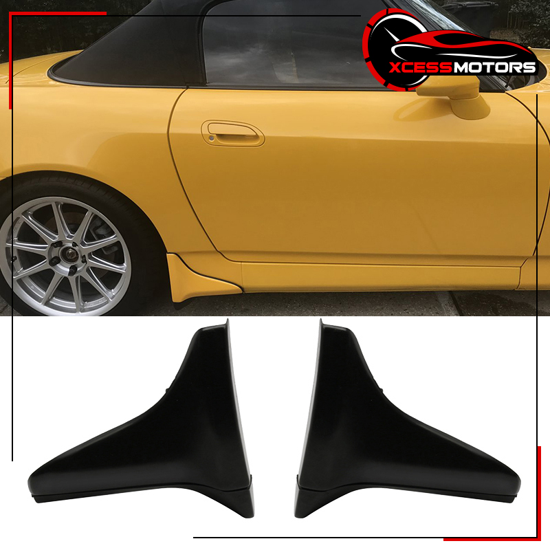 Fits 00-09 Honda S2000 OE Style 4PCS Sides Skirt Guard Strakes