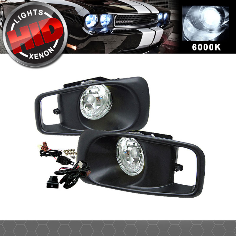 Fit 6000K HID 9900 Honda Civic EK JDM Driving Fog Lights Kit Clear