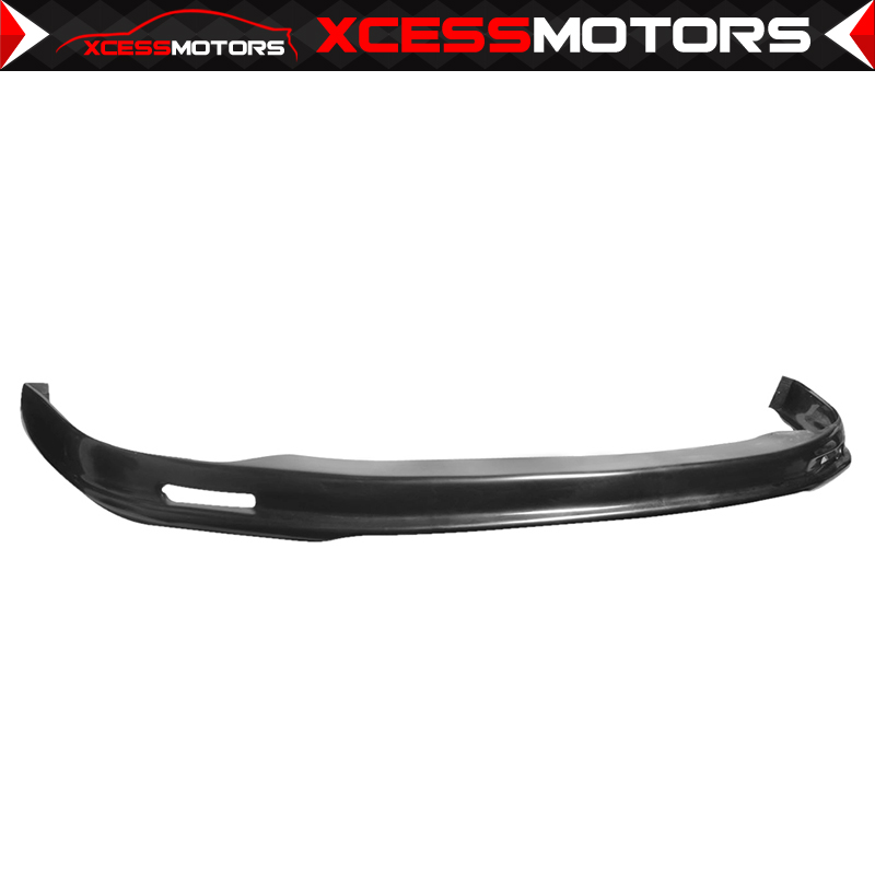 thumbnail image 2 of 1998-2002 Honda Accord 4Dr Front Bumper Lip Spoiler + Slim Window Visors - Unpainted Black & Dark Smoke 2 of 5