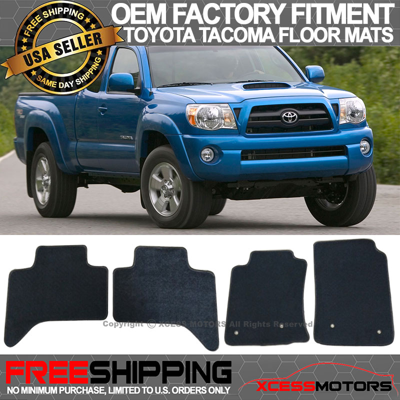 Fit 05 10 Toyota Tacoma Oe Factory Fitment Floor Mats Carpet Nylon