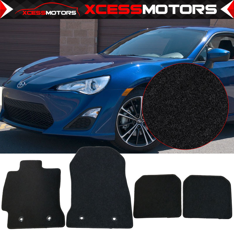Fits 13 18 Scion Frs Subaru Brz Toyota 86 Floor Mats Carpet Black
