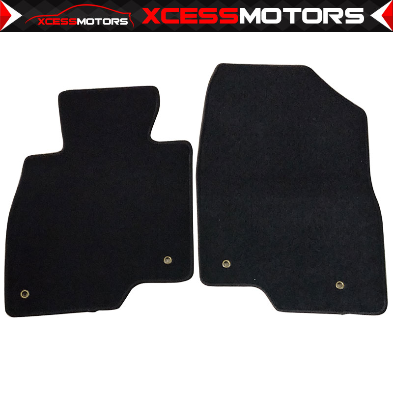 Fits 1418 Mazda 3 Floor Mats Carpet Front & Rear Black 4PC Set Nylon