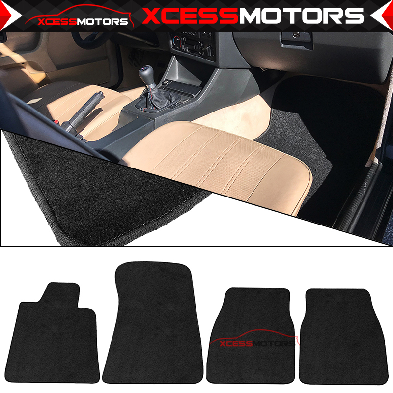 Fits 8491 BMW E30 3 Series Coupe Floor Mats Carpet Front & Rear 4PC