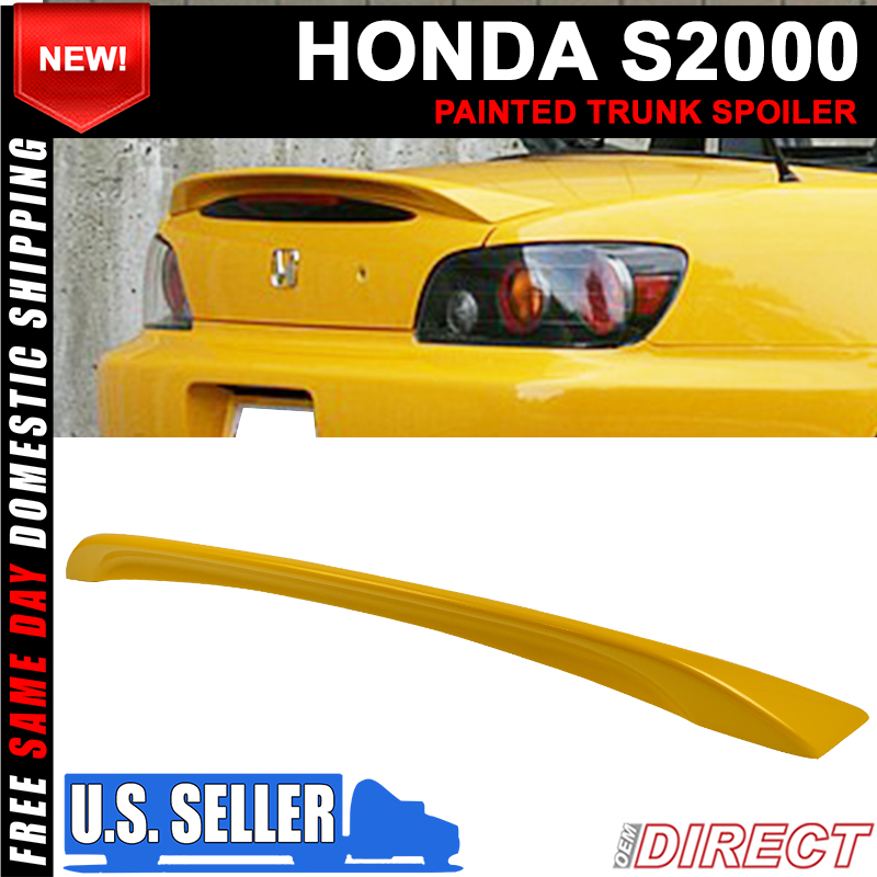 2000-2009 Honda S2000 AP1/AP2 TM Style Matte Black Trunk Spoiler (FRP) - AST-HS200TMFRP-MB 2000-2009 Honda S2000 AP1/AP2 TM Style Matte Black Trunk Spoiler (FRP) - AST-HS200TMFRP-MB
