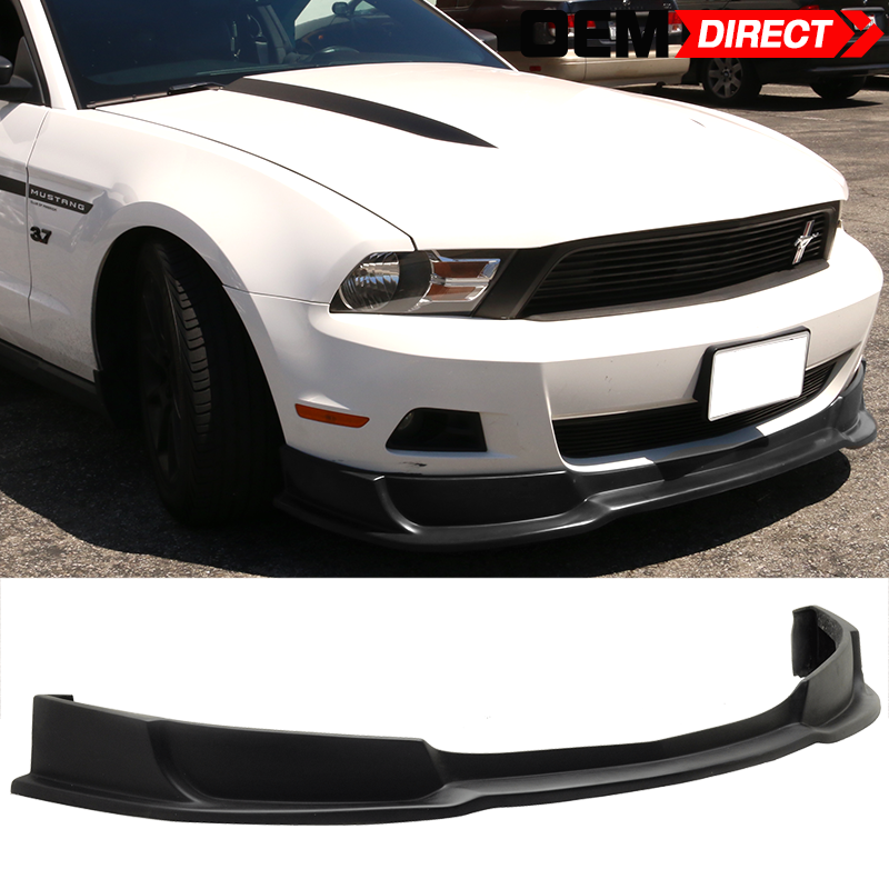10 11 12 FORD MUSTANG V6 STL POLY URETHANE FRONT BUMPER LIP CHIN SPLITTER PU
