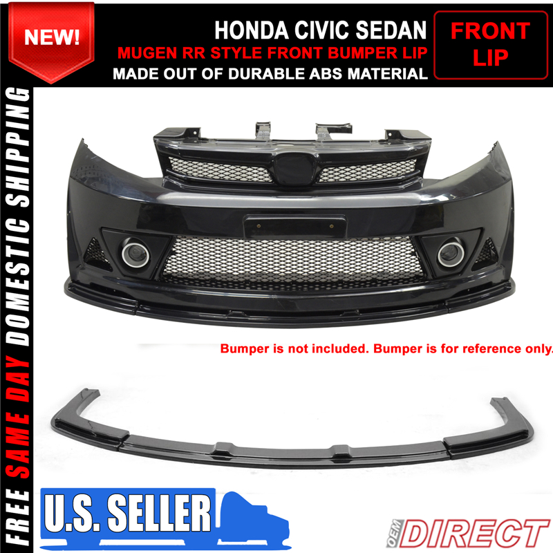 Car Truck Parts Auto Parts Accessories Thebluebeans Com Fits 06 11 Honda Civic Mug Style Usdm Front Bumper Lip
