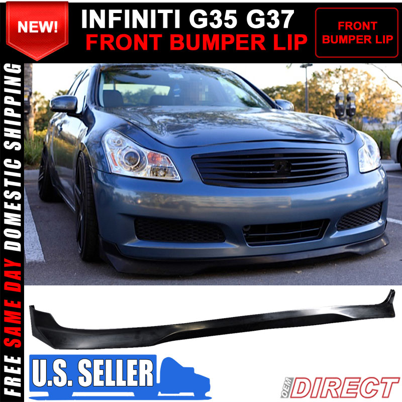 0709 Fits Infiniti G35 09 G37 4Dr Sedan Rally RA Style Front Bumper