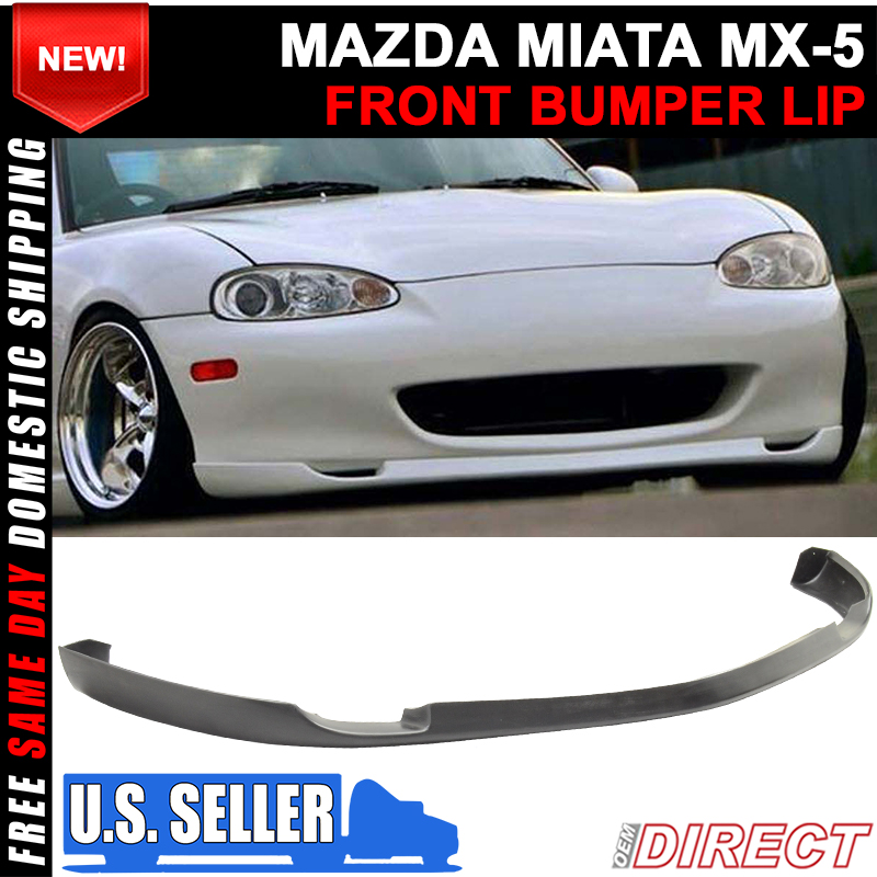 For 01-05 Mazda Miata MX-5 Coupe Convertible Gv Style Front Bumper Lip Spoiler