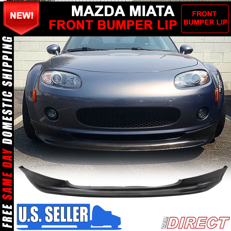 Fits 0608 Mazda Miata MX5 GV Front Bumper Lip Splitter Unpainted