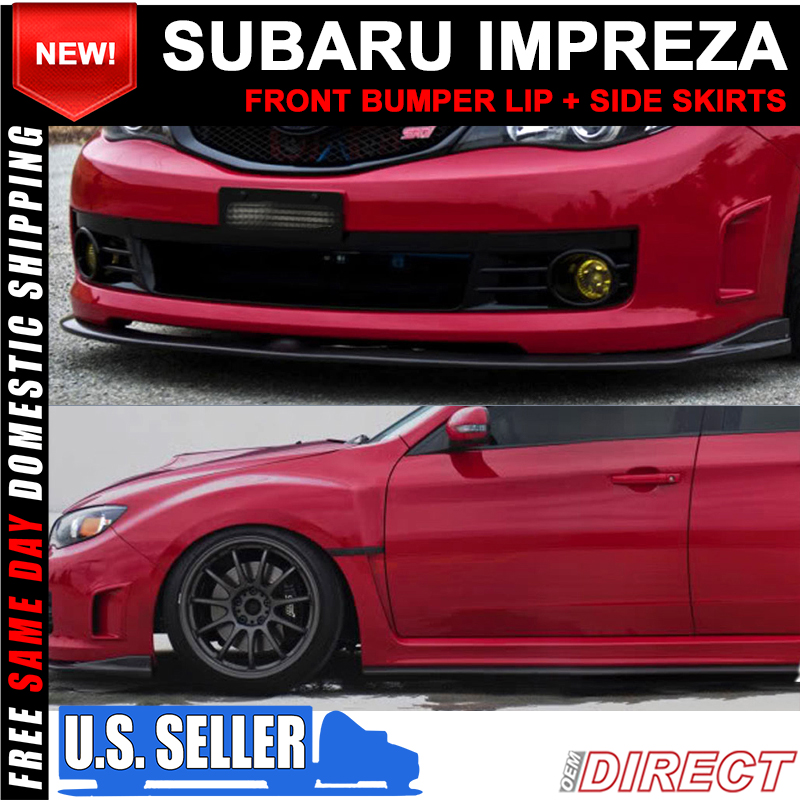 Xpert-Tuning CS Style Front Bumper Lip Spoiler For 2008-2010 Subaru Impreza WRX STI