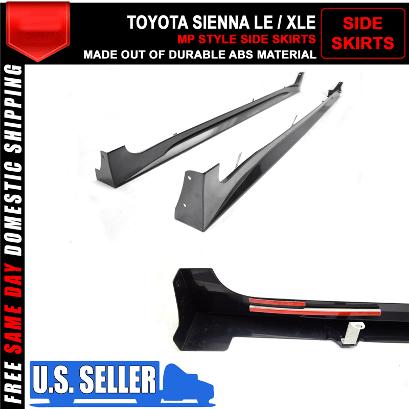 For 1120 Toyota Sienna Le Xle Only MP Style Side Skirts Rocker Panels