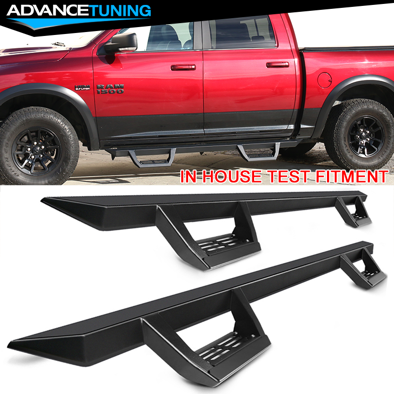 1500//2500//3500 Crew Cab Dropped Side Step Nerf Bar Running Bod 09-18 Dodge Ram