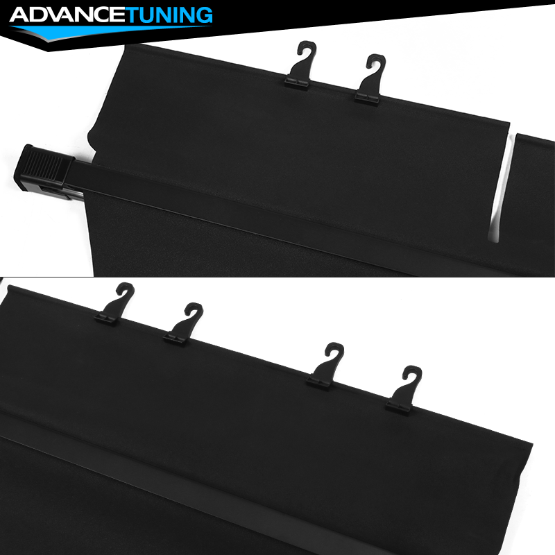 Fit 14-19 Toyota Highlander Retractable Cargo Cover Rear Trunk Shade Accessories