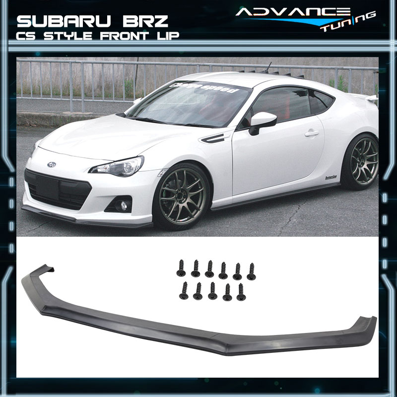 TC Sportline BO-SUBR131221 TYPE-STI Polyurethane PU Front Bumper Lip Spoiler for 2013-2015 Subaru BRZ