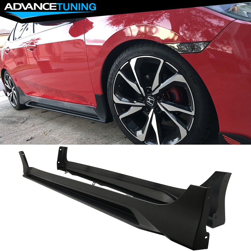 2016-2021 Honda Civic 10th Gen Sedan 4DR Mugen Style Side Skirts