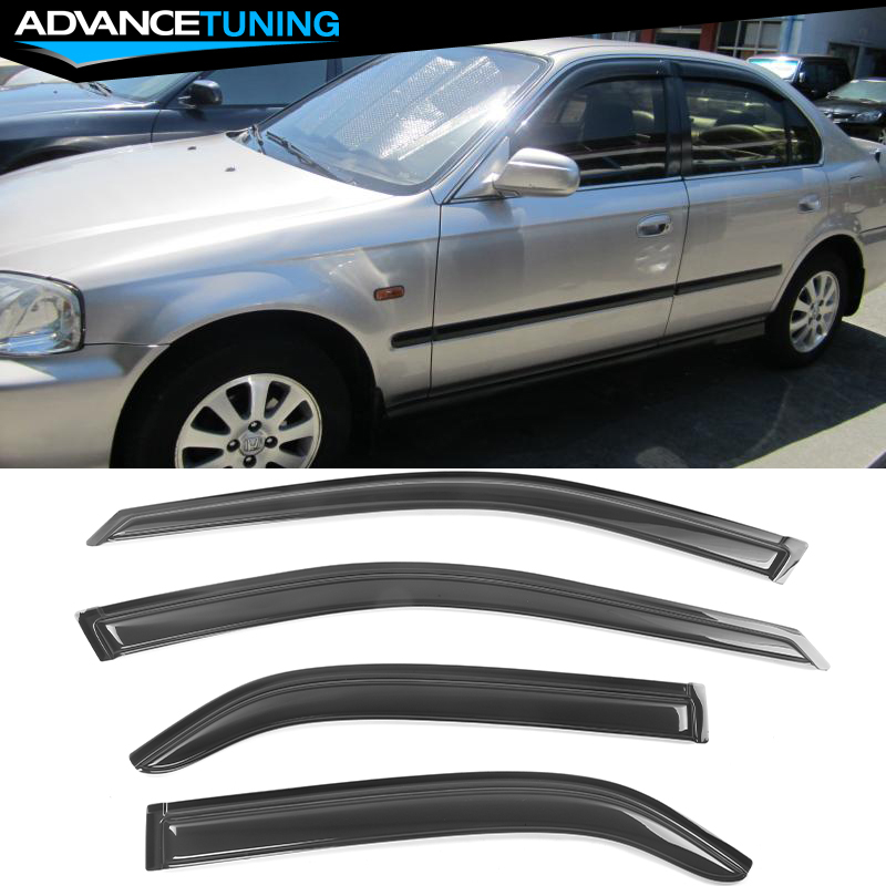 IKON MOTORSPORTS, Front Bumper Lip Compatible With 1998-2000 Honda