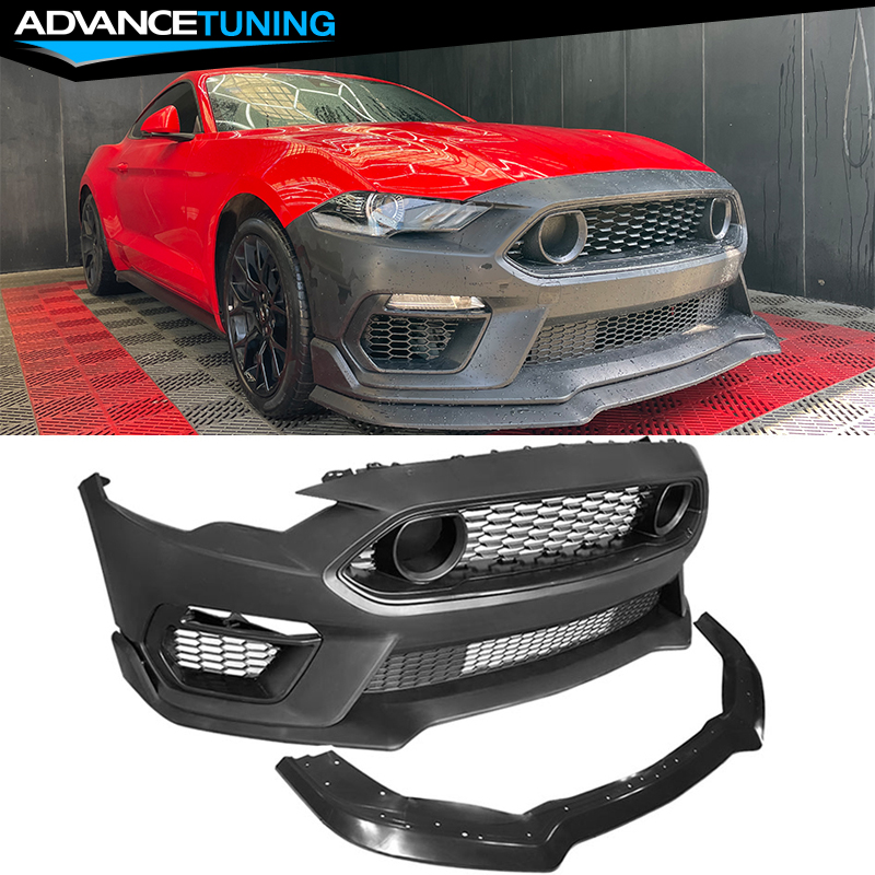 Ford Mustang Mach 1 パネル Fits 18-23 Mustang Mach 1 Style Front Bumper Conversion w