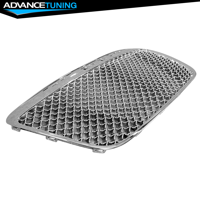 Fits 11-14 Chrysler 300 300C B Style Front Bumper Hood Mesh Insert Grille ABS – Ikon Motorsports Fits 11-14 Chrysler 300 300C B Style Front Bumper Hood Mesh Insert Grille ABS – Ikon Motorsports