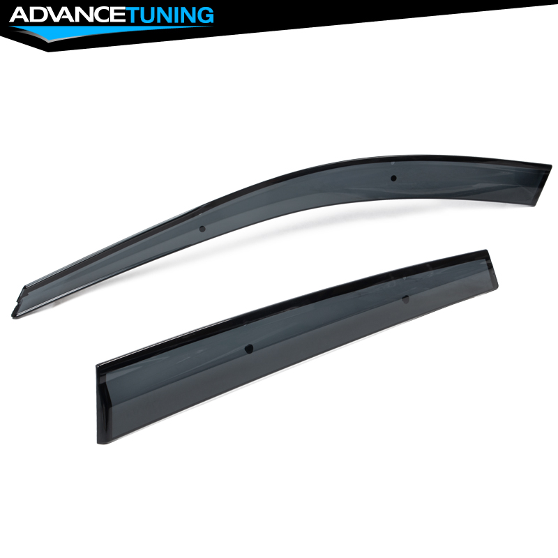 M-AUTO 4Pcs Set Window Visor Deflector Sun Rain Guard Smoke Tinted Outside Mount For 2017 2023 Mazda Cx 5