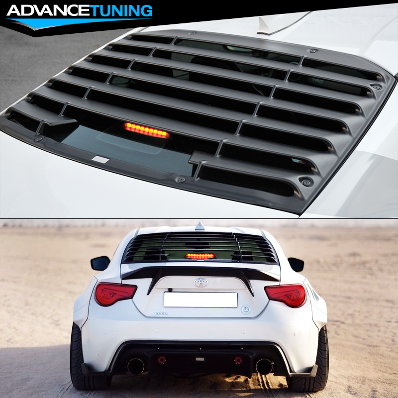 Fits 1320 Scion FRS GT86 FT86 BRZ T Style Matte Black Rear Window