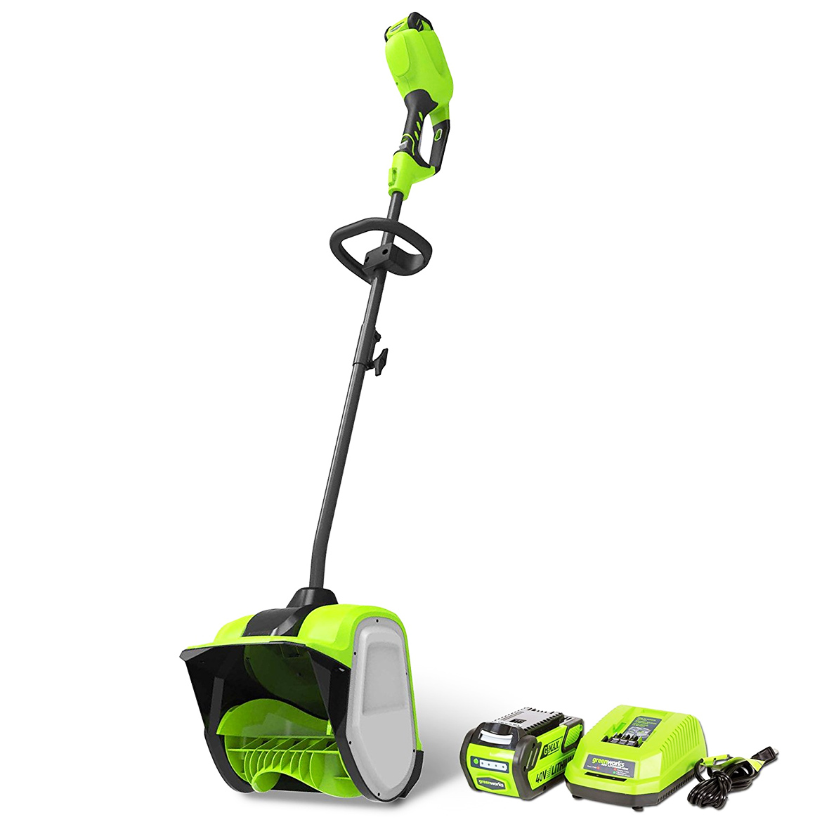 GreenWorks GWSN40120 40Volt 12Inch 4.0Ah Cordless Snow Shovel Kit