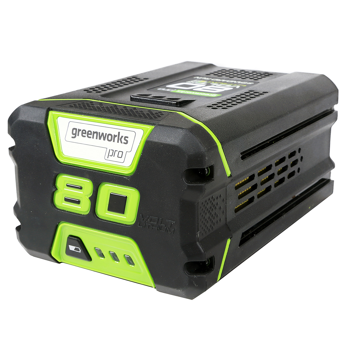 GreenWorks GBA80200 80Volt 2.0Ah LithiumIon Slide Battery 2901302 eBay