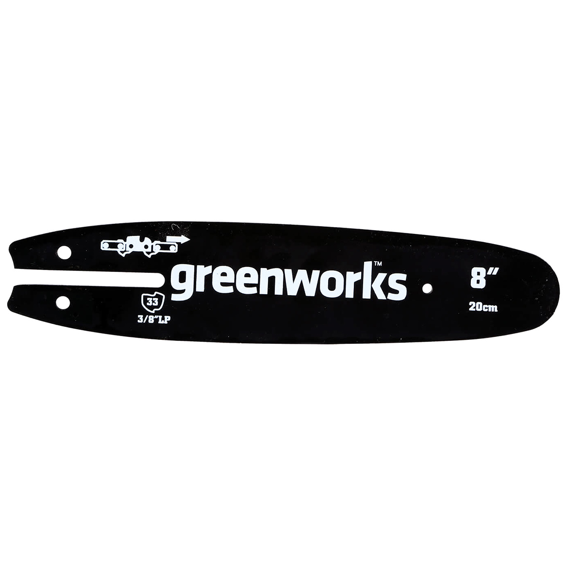 GreenWorks 29062 8Inch Heavy Duty Replacement Pole Chainsaw Bar eBay