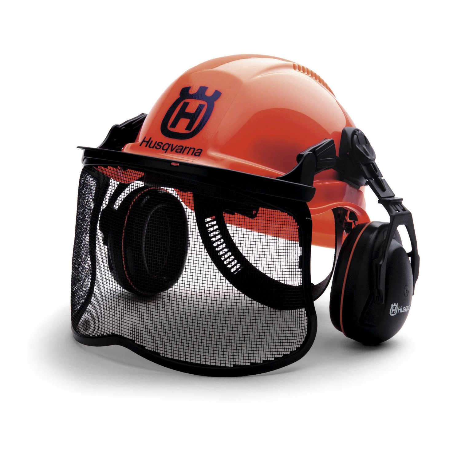 Husqvarna 577764601 HiViz Orange Pro Forest Visor/Hearing Protection
