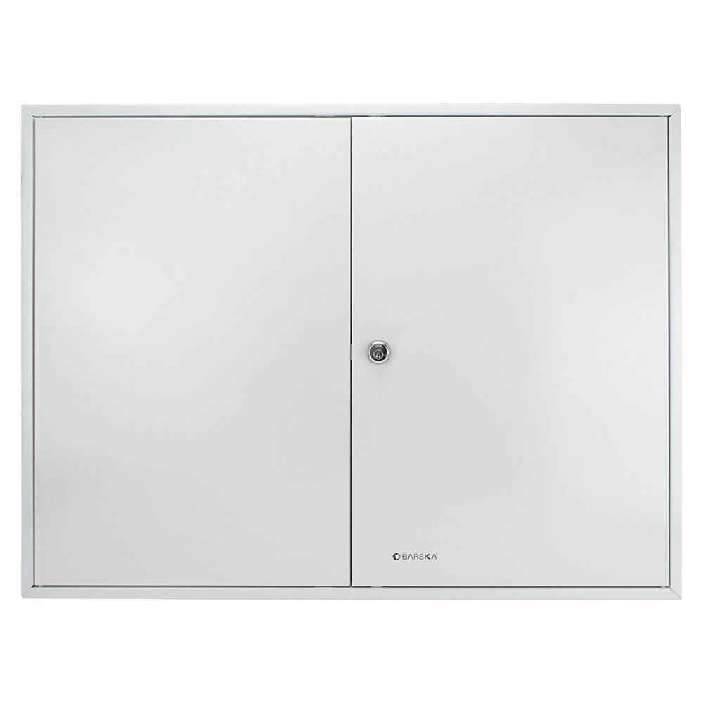 White AX12658 BARSKA 48 Key Digital Wall Key Safe