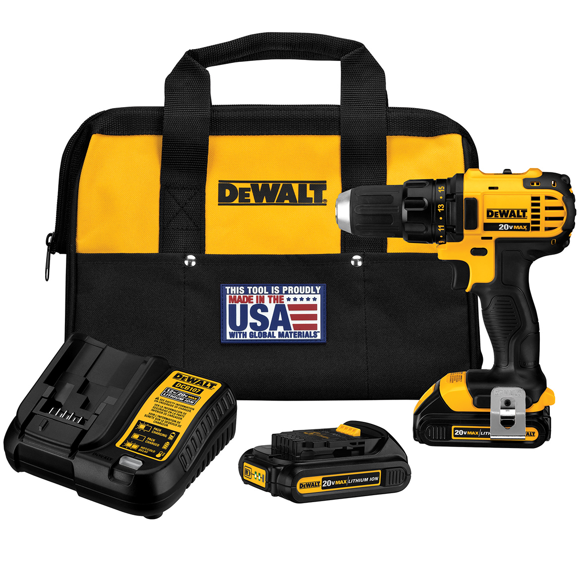 DeWALT DCD780C2R 20V MAX Compact Drill/Driver Kit (Reconditioned