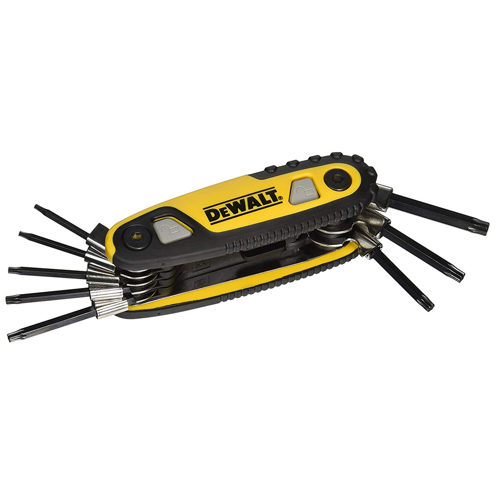 DeWALT DWHT70264 Ergonomic Solid Steel Star Locking Hex Key Set, 8pc 76174702644 | eBay