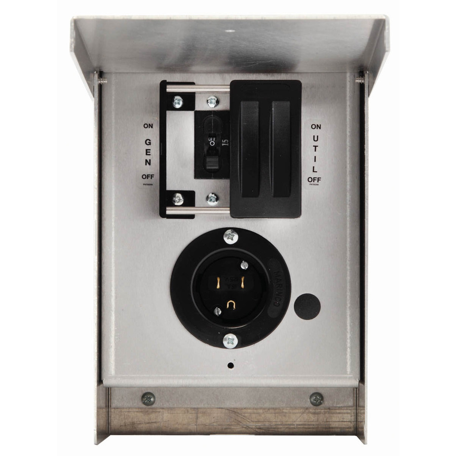 Details about Generac 6375 125V 15A Single-Circuit Outdoor Manual Transfer  Switch - 7500W MAX