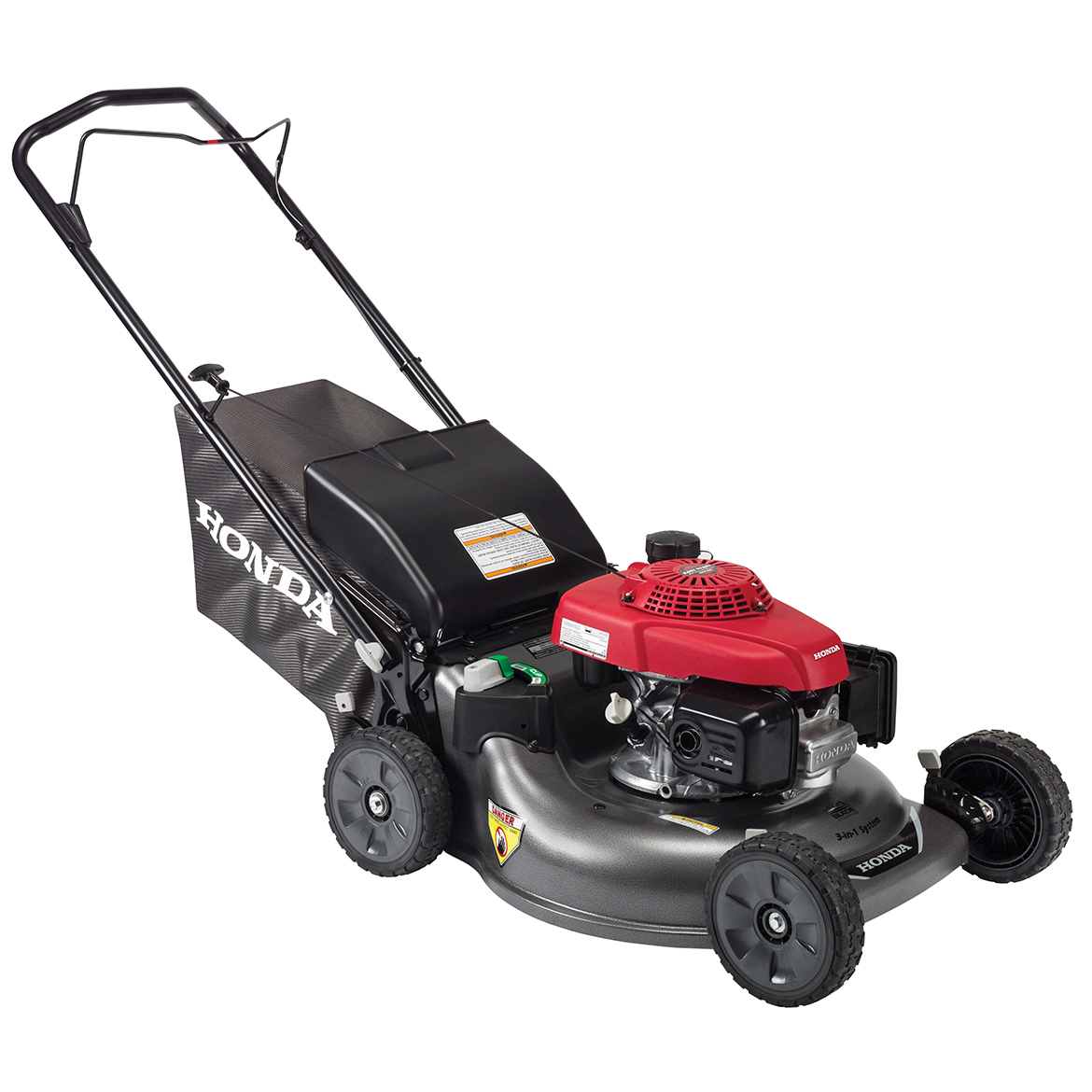 Honda 21'' 3in1 Self Push Gas Lawnmower Lawn Mower w/ Twin Blade