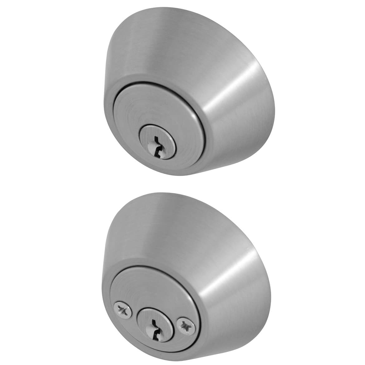 Honeywell 8112309 Double Entry Cylinder Deadbolt Door Lock Satin Nickel eBay