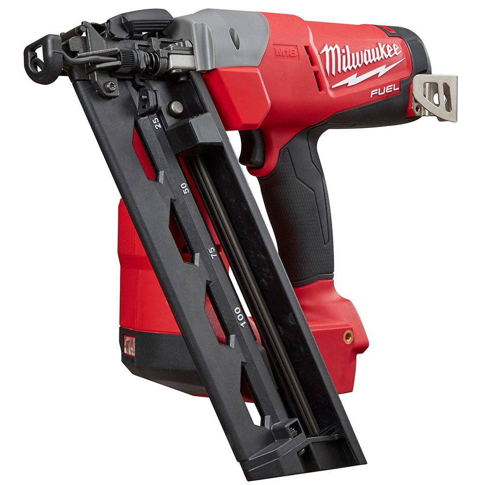 Milwaukee 274220 18Volt 16Gauge FUEL Angled FInish Nailer Bare
