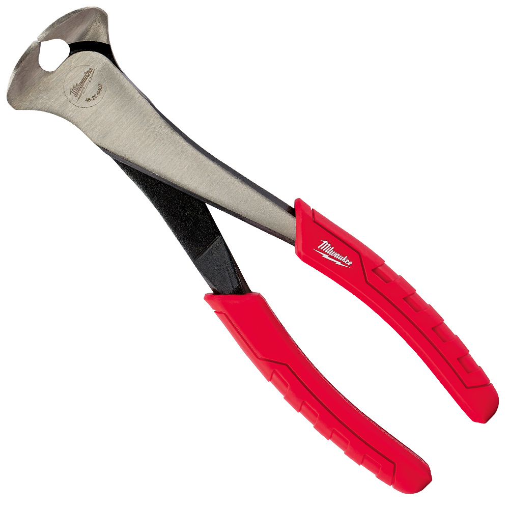 Milwaukee 48226407 7Inch Iron Carbide Edge Smooth Jaw Nipping Pliers