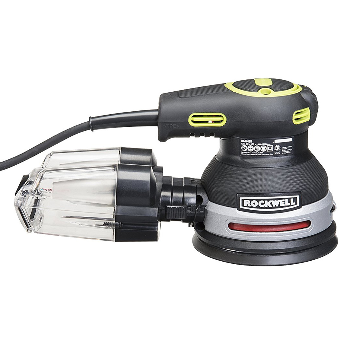 Rockwell RK4248K 5Inch 3.3Amp Powerful VibrationFree Random Orbital