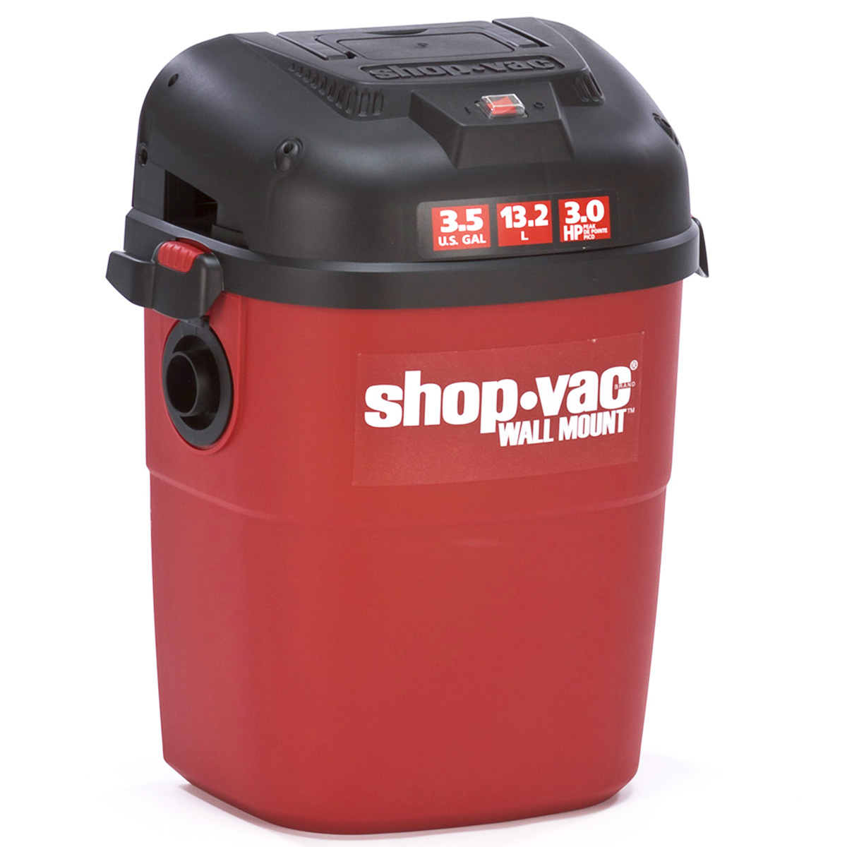 ShopVac 3940100 31/2Gallon 3HP Wall Mount Wet Dry Vacuum