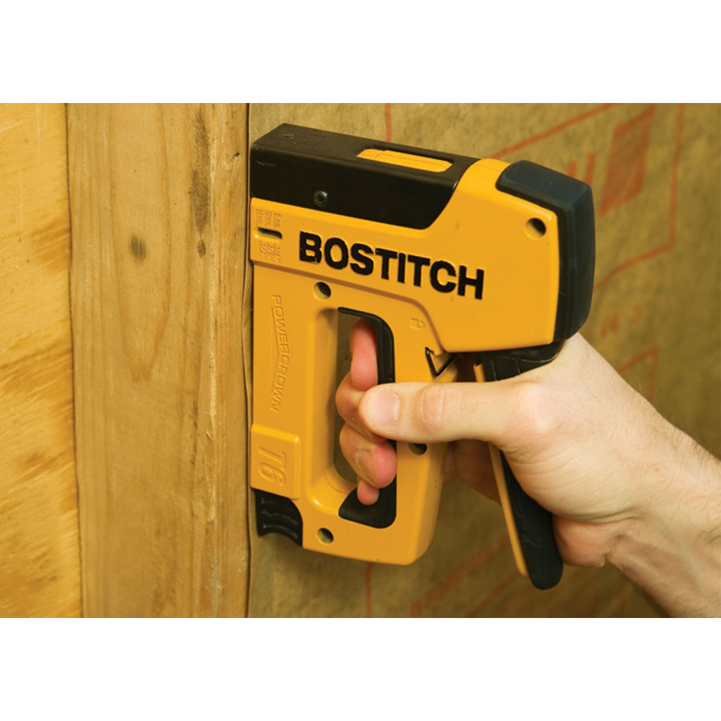 Bostitch T6-80C2 1//2/" to 9//16/" Light Heavy Duty Manual Powercrown Stapler
