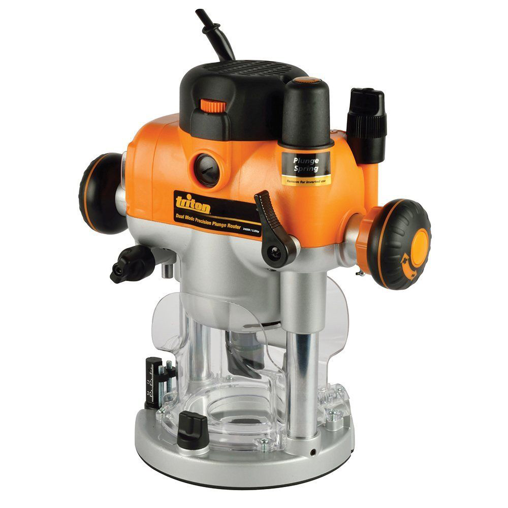 Triton TRA001 3-1/4 HP 2400W Dual Mode Precision Plunge Router NEW