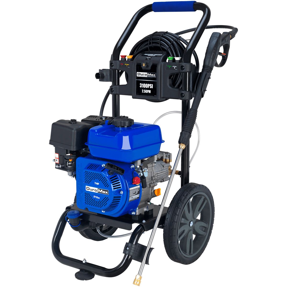 Details about DuroMax XP3100PWT 3,100 PSI 2.5 GPM Gas Powered Cold Water Power  Pressure Washer