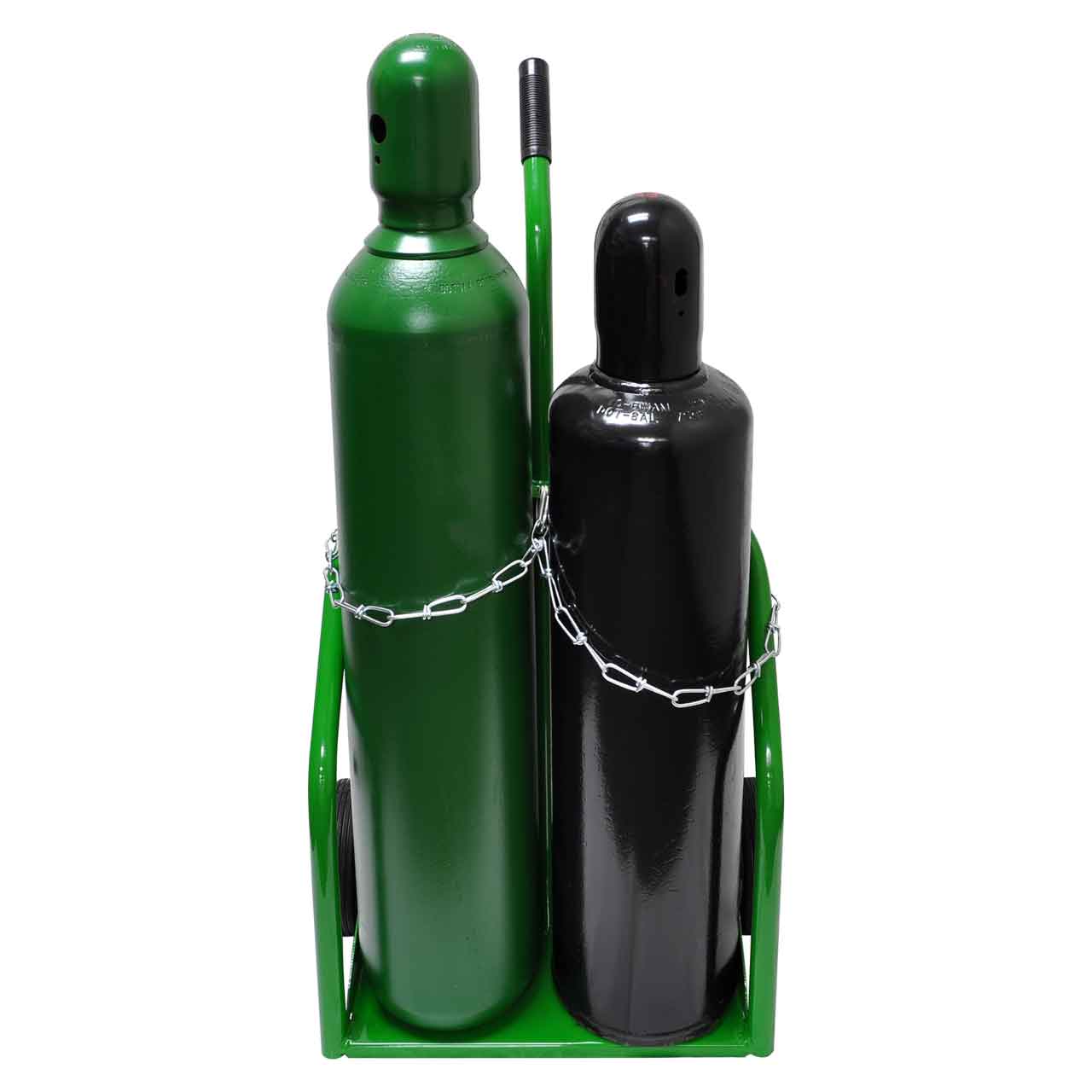 SAF T CART 9358B Medium Dual Cylinder Cart for Oxygen & Acetylene